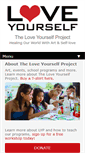 Mobile Screenshot of loveyourselfproject.org