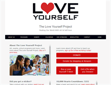 Tablet Screenshot of loveyourselfproject.org